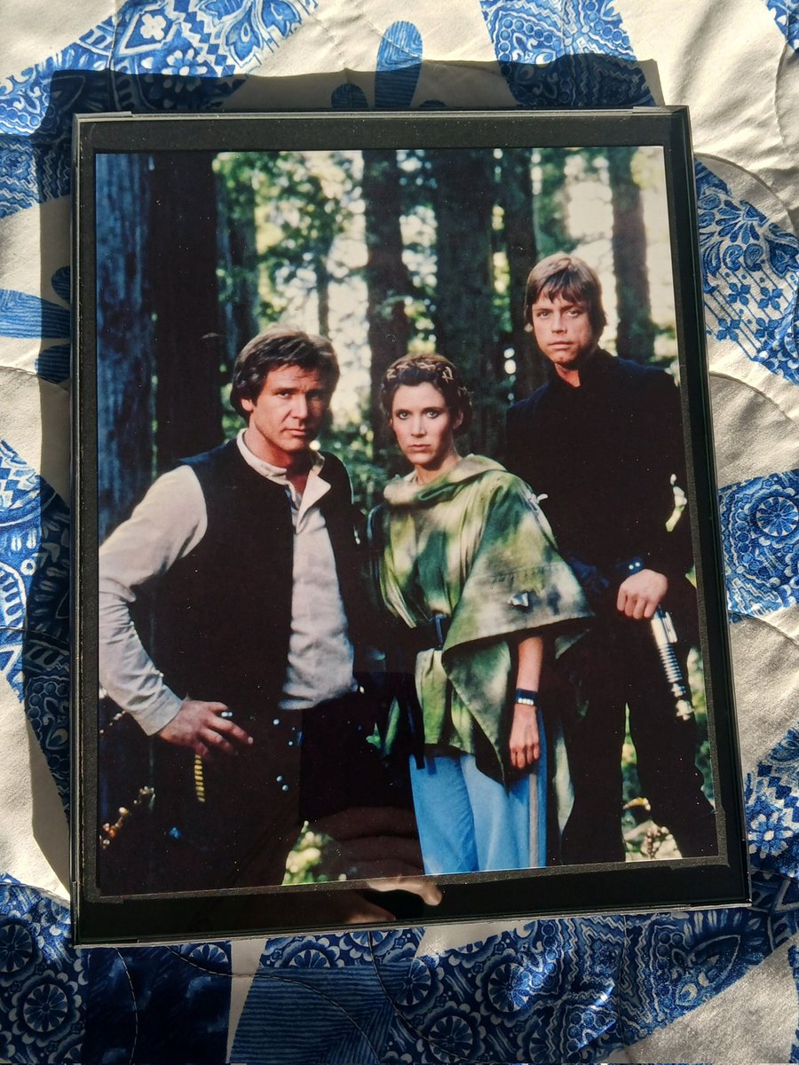 MaraJadeSkywalk's tweet image. The Big Three. 

#StarWars #HarrisonFord #CarrieFisher #MarkHamill #HanSolo #PrincessLeia #LukeSkywalker