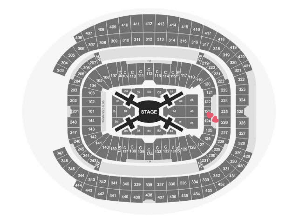 breadticketing's tweet photo. wts/lfb/sell bts arirang las vegas 

day 4 - 28 may
x2 tickets, section 124 row 24

💰 $790 usd for both (face value)

paypal g&amp;s (10% fees) &amp; wise (no fees) ok! will transfer to your tm account

rfs: have better tickets

pls DM if interested 💜 https://t.co/1rGOjmrUN2