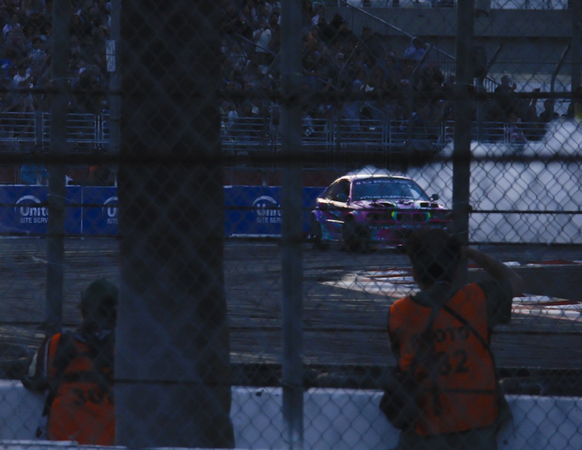 Taking pictures through fences is hard. (Acura Grand Prix of Long Beach Day 1)