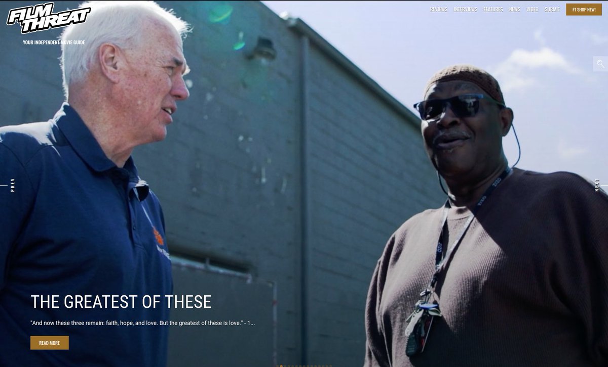 FilmThreat's tweet image. "…there are still good people out in the world, and they want to help." Alan Ng finds there is a reason to hope thanks ro The Greatest Of These.
filmthreat.com/reviews/the-gr… #SupportIndieFilm #Documentary #TheGreatestOfThese