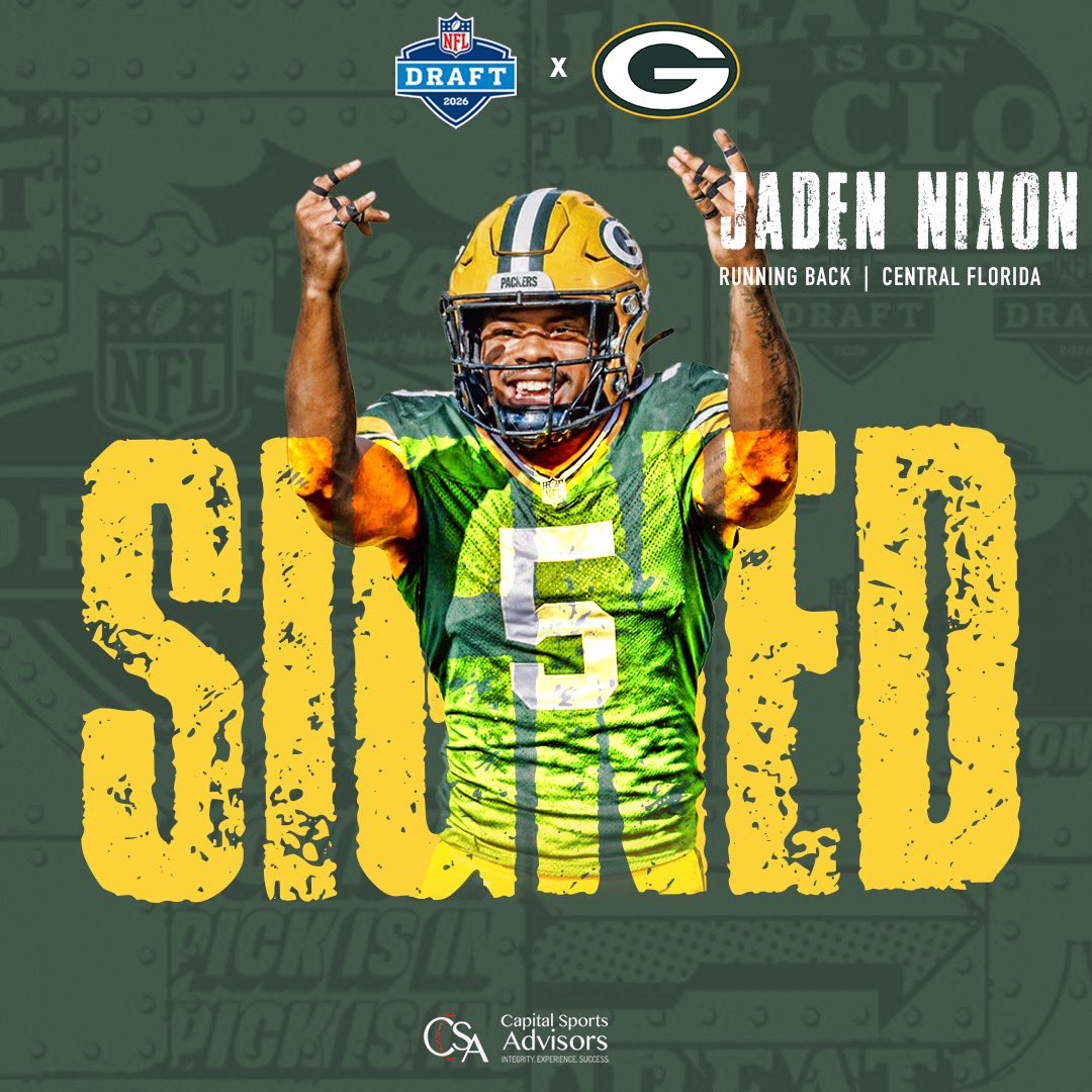 It’s #Jucytime in Green Bay! Congrats Jaden Nixon (<a href="/Jusynixon/">Jaden</a> )! 

#Packers #NFLDraft