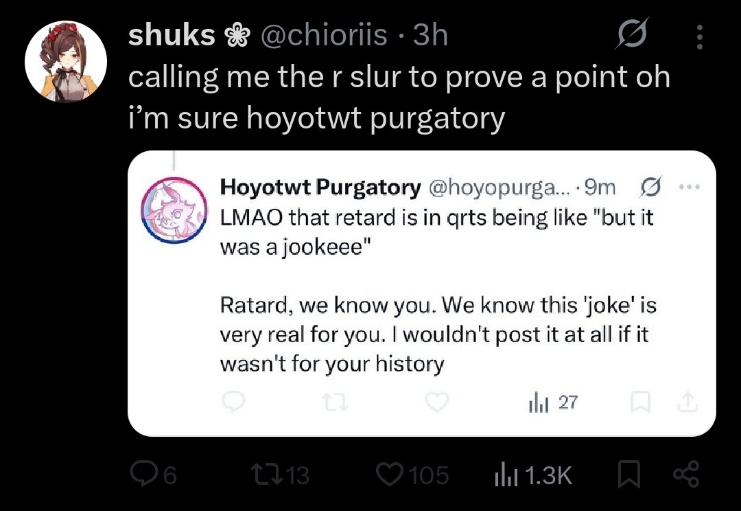 Hoyotwt Purgatory 🫄 tweet media