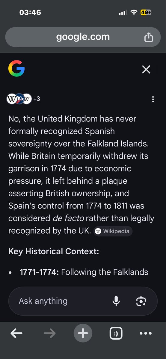 MrJGoodenough's tweet photo. @tapia_seb @FlecktarnFella @SukberiaFR So Spain’s ownership that you claim to have inherited is not recognised. We never rescinded our *RIGHTFUL* claim at any point. https://t.co/WR6ViGGyxy