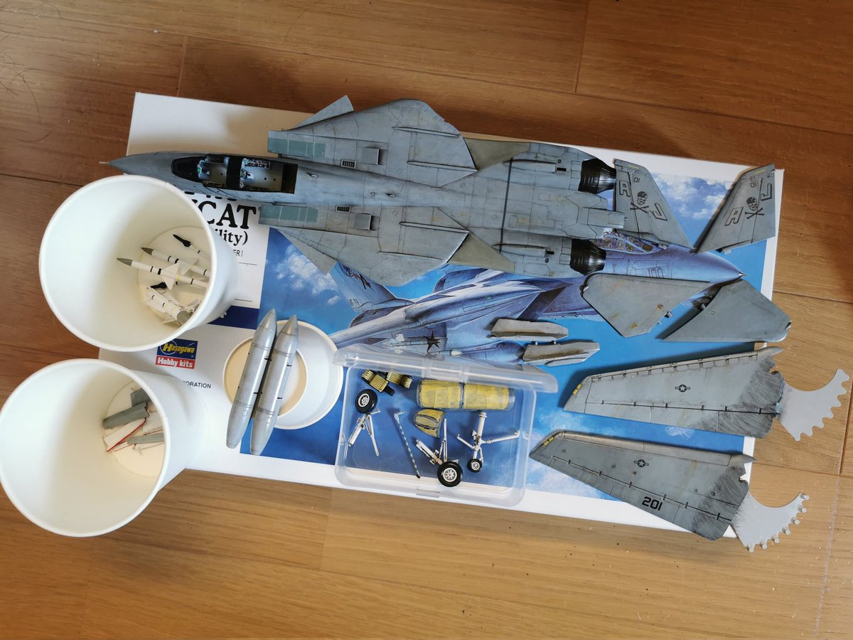 ウェザリング終了
あとは最終組み立て、艶消し、部分塗装