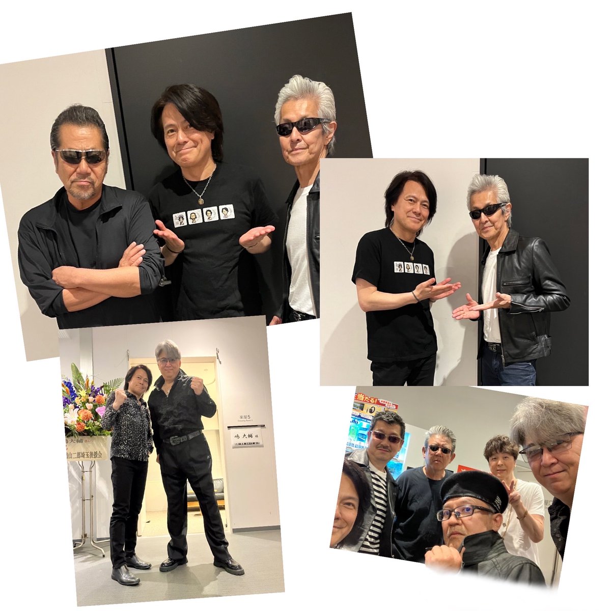 昨日は銀蝿一家祭でした。
ご縁があり、地元横浜の「不良の先輩方」とご一緒させていただきました。今回はJohnnyさん、嶋大輔くん、矢吹薫くんの3ステージとアンコールに参加させていただきました。ドスの聞いた歓声やガヤがとても新鮮でした🤣またお会いしましょう！#Johnny #嶋大輔 #矢吹薫
#紅麗威