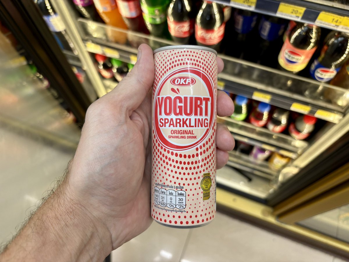 Sparkling yoghurt! Am I missing something?