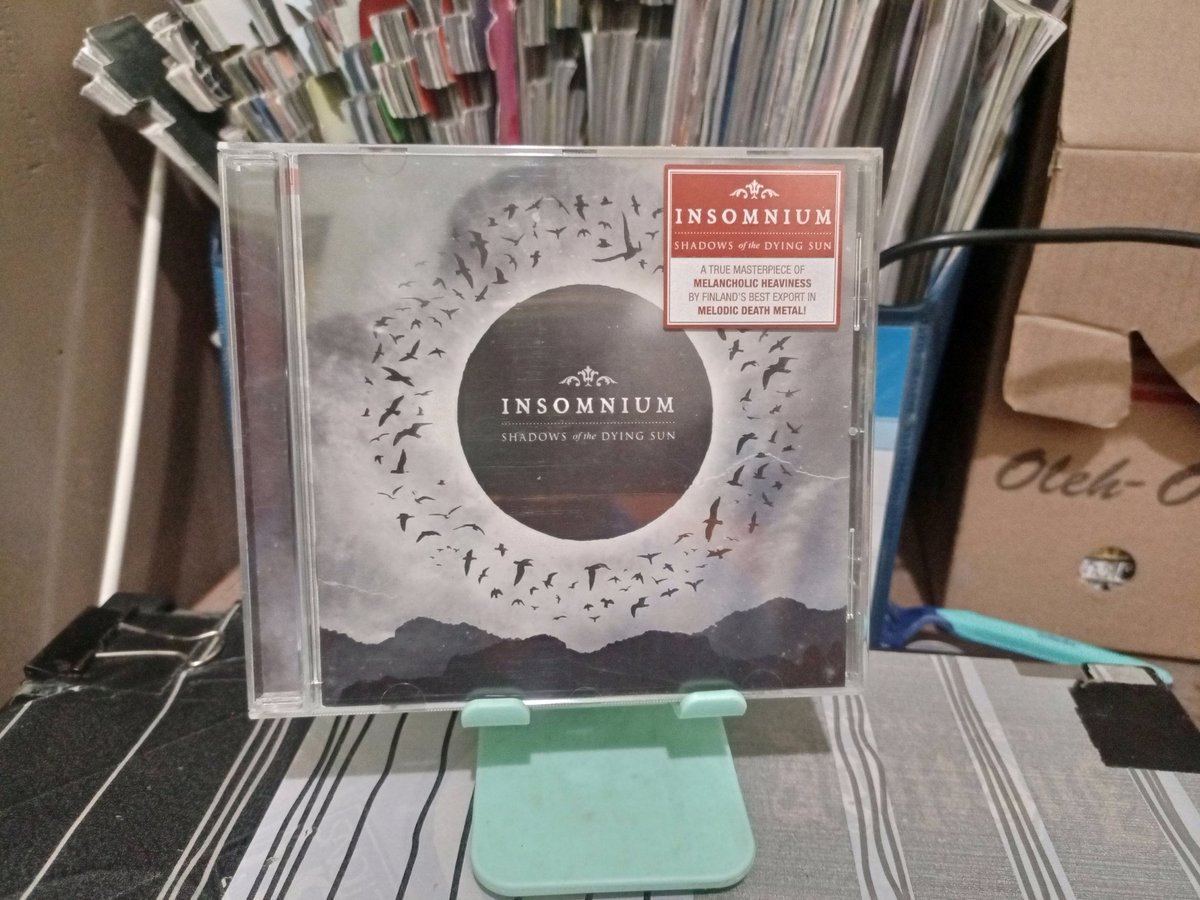 vladsyarif13's tweet image. Melodic death metal in the morning: Insomnium - Shadows of the Dying Sun

Happy 12th for Insomnium - Shadows of the Dying Sun. April 25th, 2014 - April 25th, 2026.

@insomniumband
#deathmetal
#melodicdeathmetal
#cd
#compactdisc