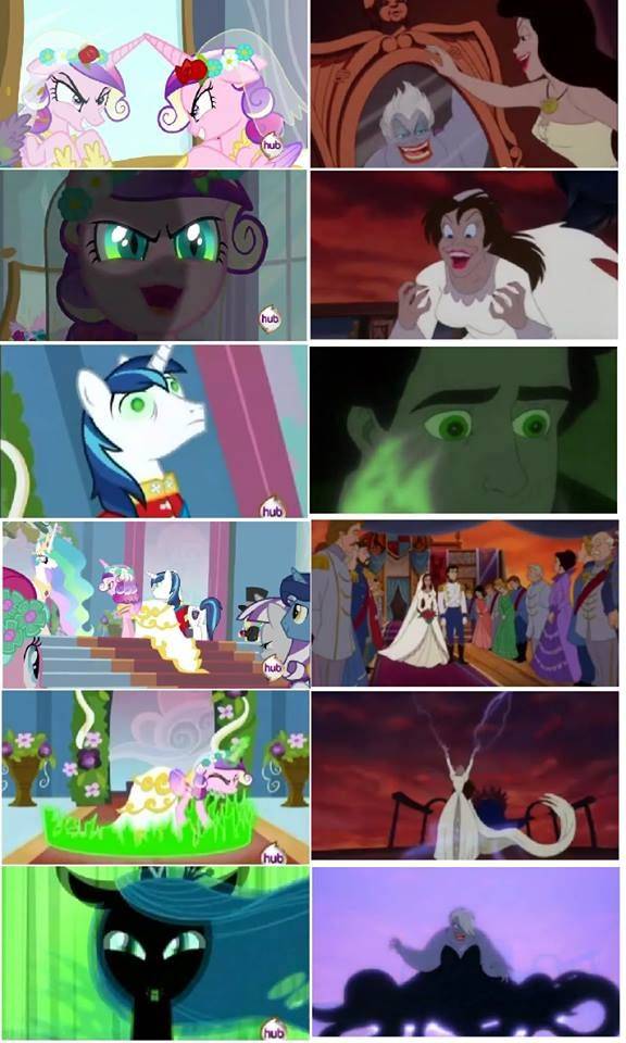 Mismas escenas, diferentes películas.