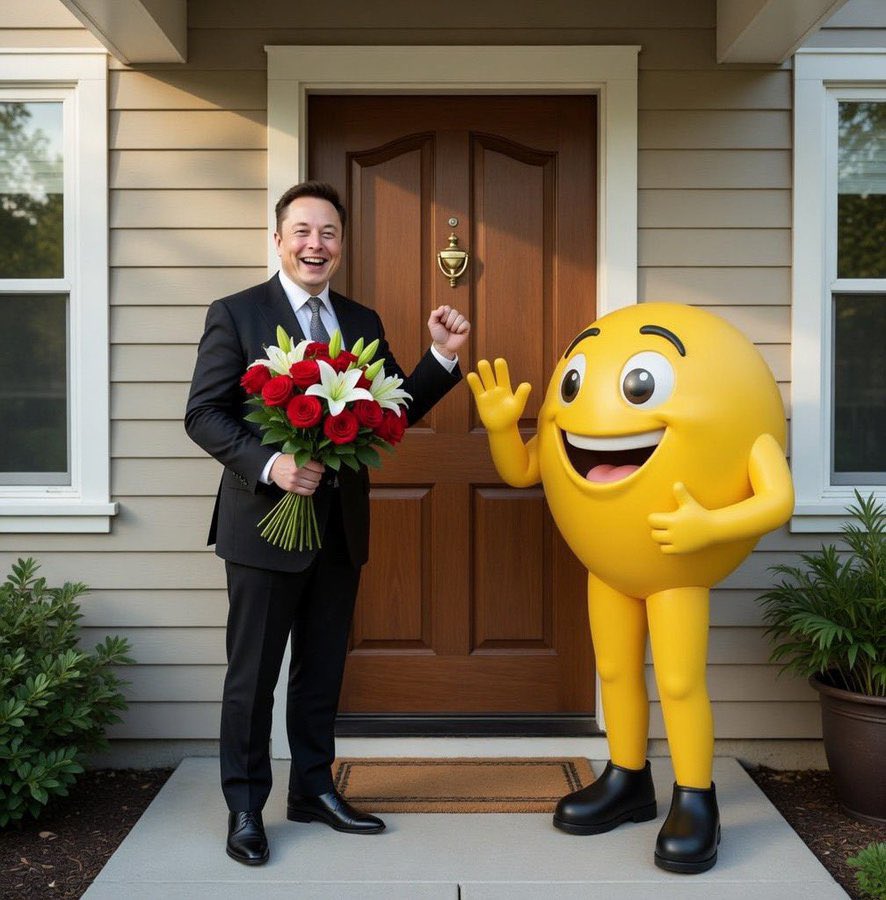 ElonTesla9864's tweet image. If Elon Musk knocks on your door with flowers
ออ
are you letting him in?
Yes
Maybe
Ask why first
No
#elonmusk