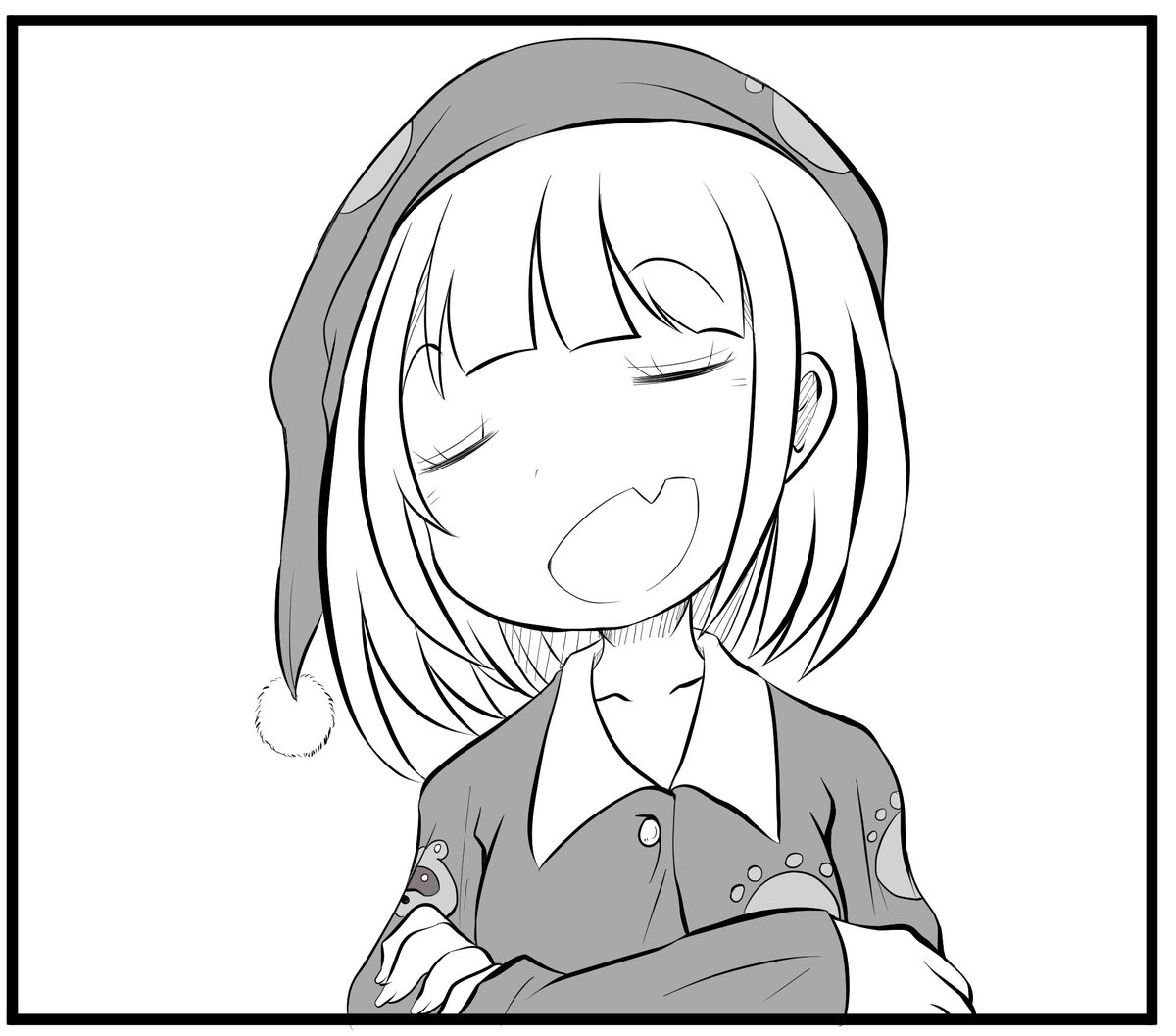 途中から意識してませんでしたが もともと影トーン貼るのめんどくさかったのもあったのは事実ですが 多分僕の絵は影トーンいらないですねw  トーン処理よりベタと描き込みのほうが好きなんでそちらでディテールアップ心掛けますw 
