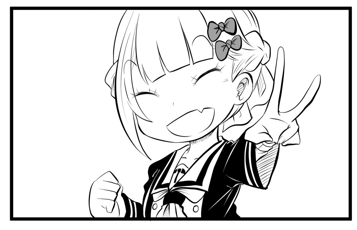 途中から意識してませんでしたが もともと影トーン貼るのめんどくさかったのもあったのは事実ですが 多分僕の絵は影トーンいらないですねw  トーン処理よりベタと描き込みのほうが好きなんでそちらでディテールアップ心掛けますw 