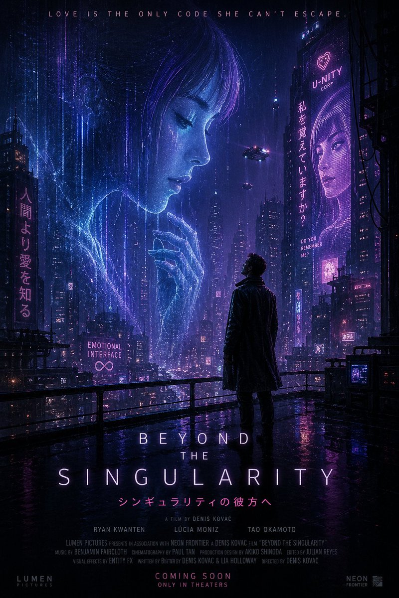 prtranslator's tweet image. Drop a one-sentence movie idea in the replies.
I'll run it through PromptTranslation + ChatGPT and post the poster.
I'll start: "An AI falls in love with a human. Blade Runner vibes." → 👇
→ prompttranslation.com
#AIart #PromptEngineering #BuildInPublic