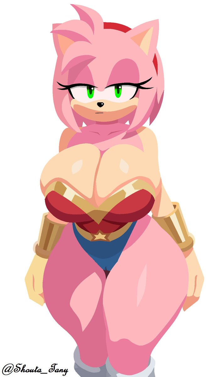 Shouta_tanyu's tweet image. Creó que le gustó el cosplay que le compre a su medida
#amyrose #amy #cosplay #sonichedgehog #nsfw