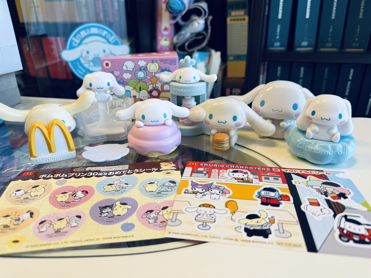 ようこそ〜❣️新しいマクドナルドのシナモンくん❤️今回のシナモンくんもかわいいですねー❤️😊