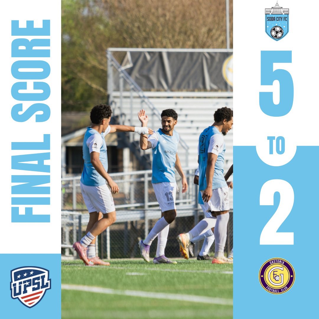 SodaCityFC's tweet photo. Final score 🩵 https://t.co/j5mn8pyZ5R
