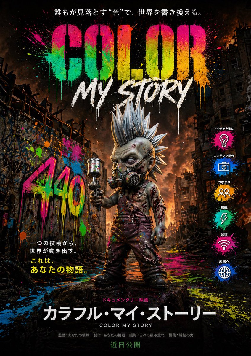 まとさんのお借りしました〜😁
誰もが見落とす色って何色なのー🧟‍♂️