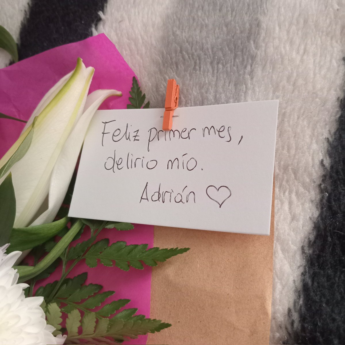 zai y adri PRIMER MES 💒🪽 tweet media