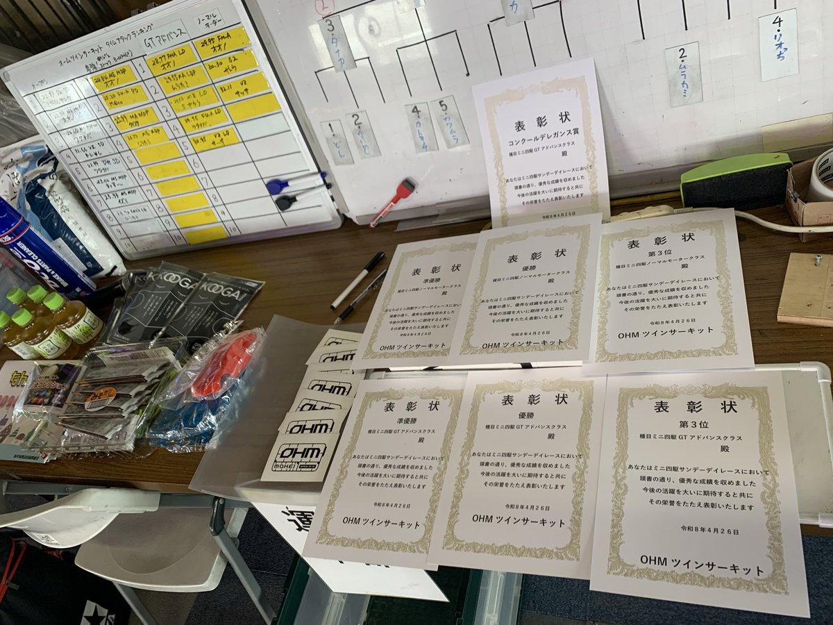 オームツインサーキット ミニ四駆 tweet media