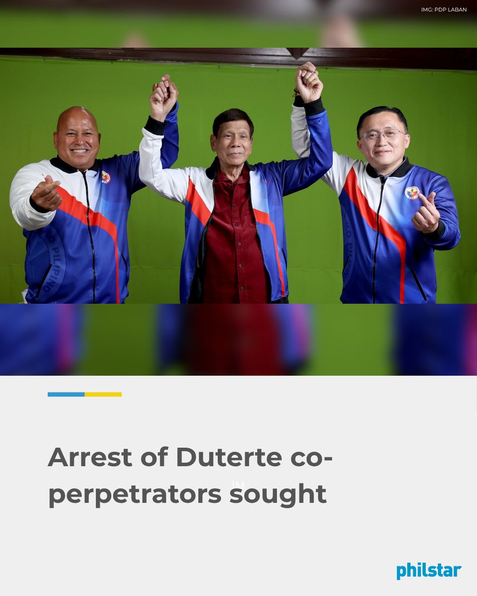 MAY MAGRE-REUNION KAYA SA THE HAGUE?

With charges against former president Rodrigo Duterte confirmed and the jurisdiction of the International Criminal Court (ICC) upheld, human rights groups are now pushing for the arrest of other co-perpetrators named in the crimes against