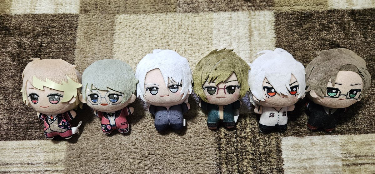 推しくんたちのちびぐるみが揃いました
