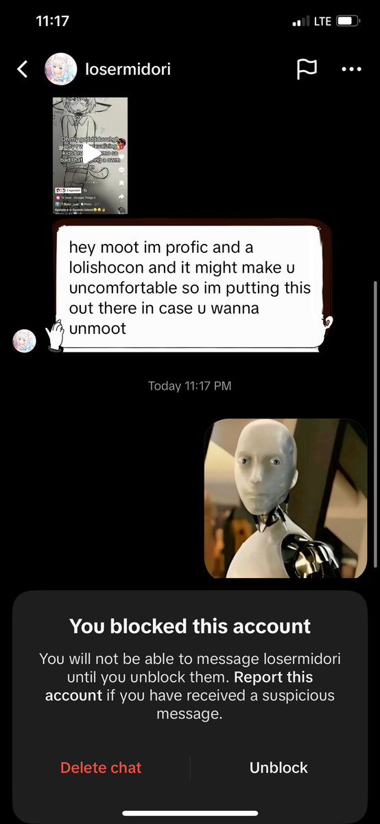 “Hey moot I like little kids being touched just letting u know incase ur uncomfortable”