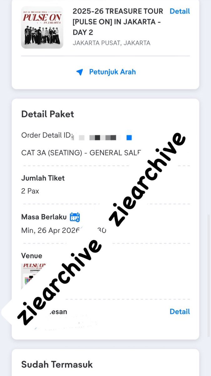 𝚣𝚒𝚎𝚊𝚛𝚌𝚑𝚒𝚟𝚎 🐣|| JASTIP JASWAR TICKETING tweet media