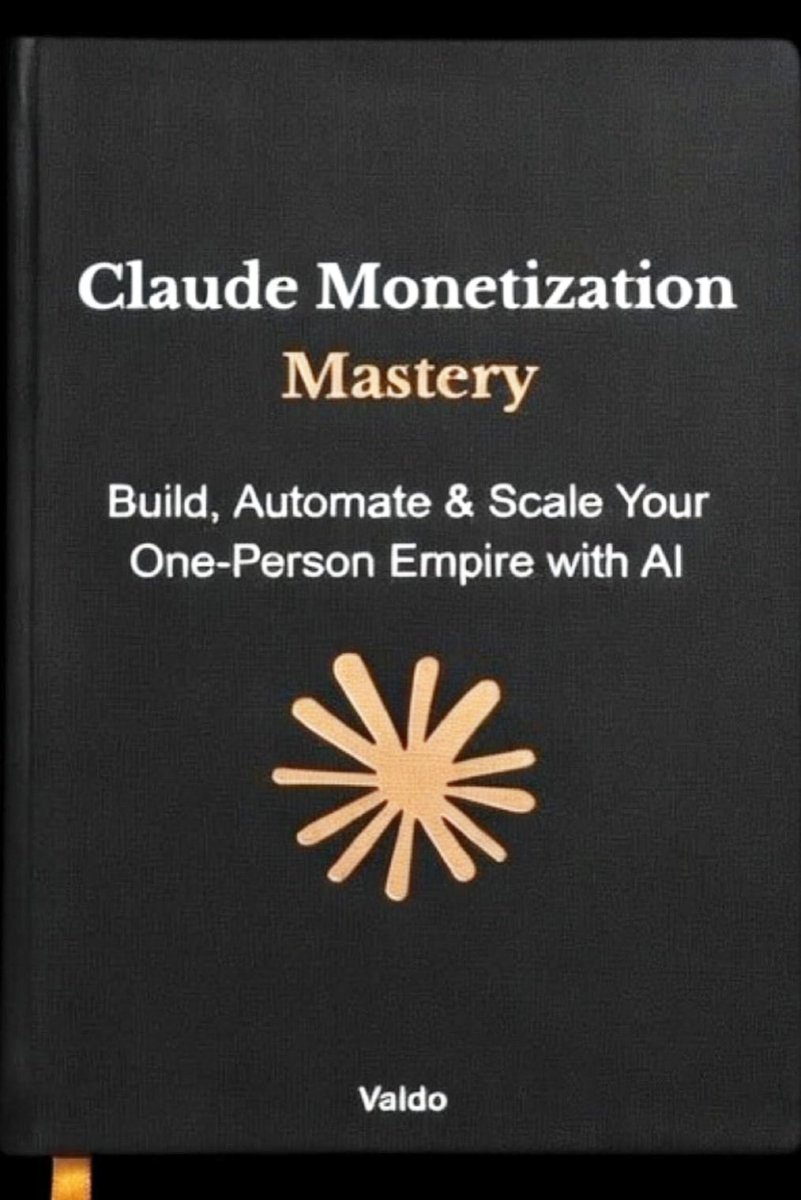 NusratJaha07's tweet photo. I made $2,700 using Claude AI.

Most people use AI for fun.

I used it to build a one-person income

So I turned everything I learned this:

Claude Monetization Mastery ($49 value).

Today I'm giving it for FREE.

How to get it:

• Follow me-
• Like + Repost
• Comment “money” https://t.co/nqqv2dygmD
