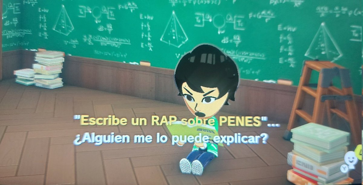 Hice el libro troll en el Tomodachi y mi mii lo está disfrutando... creo