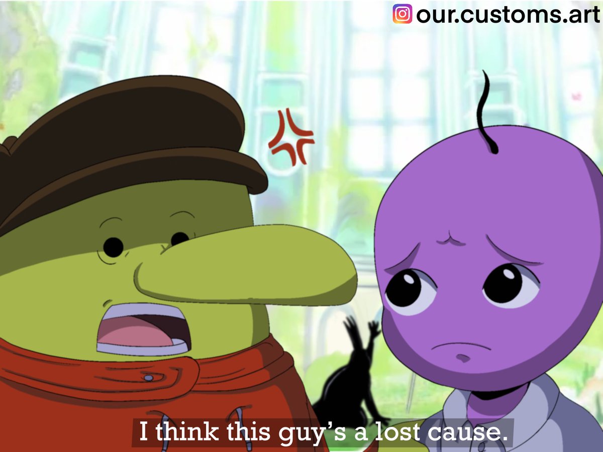 Our_Customs's tweet photo. This #smilingsunday the smiling friends are in over their heads as they try to make Imu smile as imu laments Lili and Joyboy
#onepiece #smilingfriends #imu #adultswim https://t.co/cbexLY0cc3