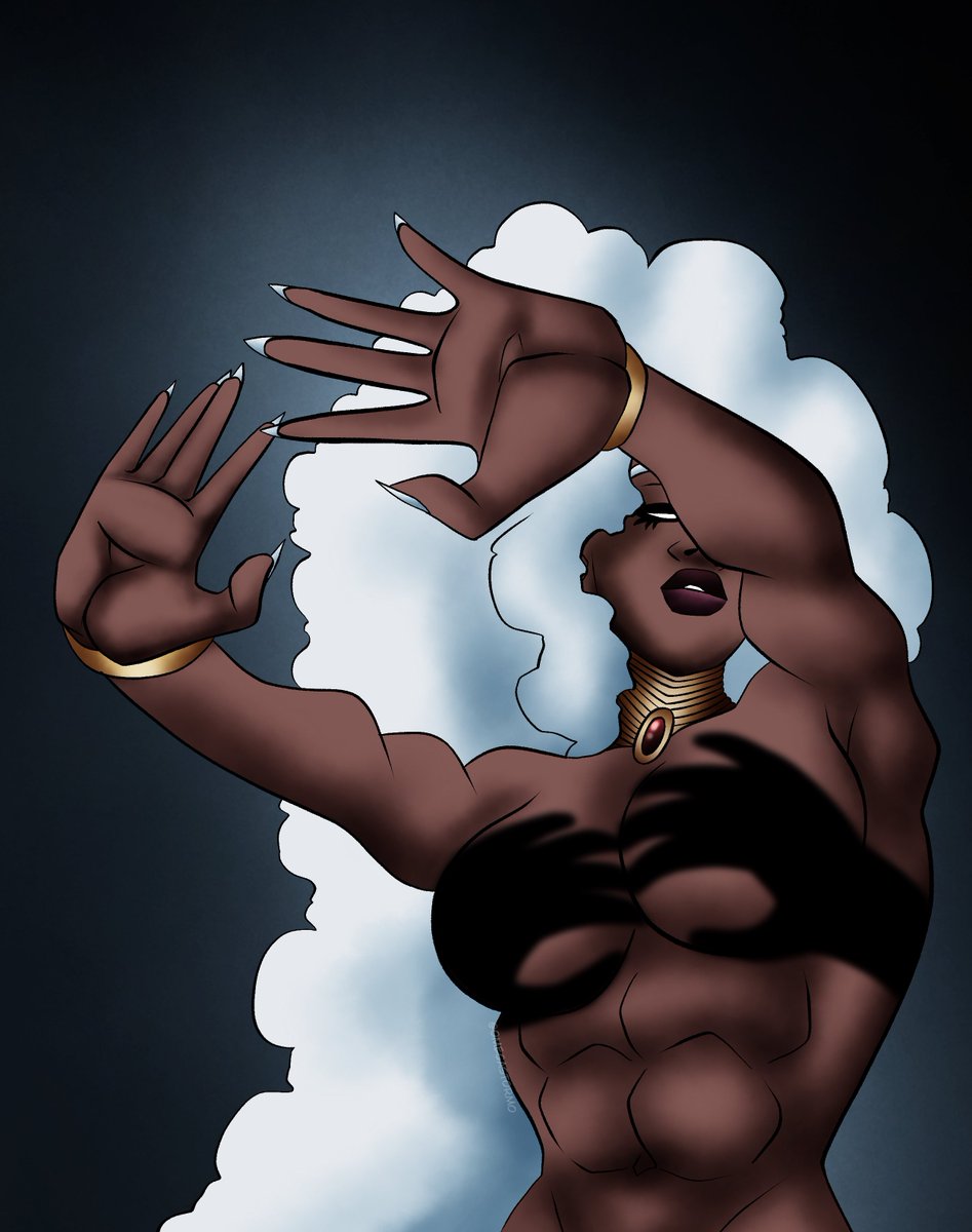 OmegaStorm0's tweet image. Ororo Munroe #storm #xmen #xspoilers #ororospoilers #fanart #marvel #comics