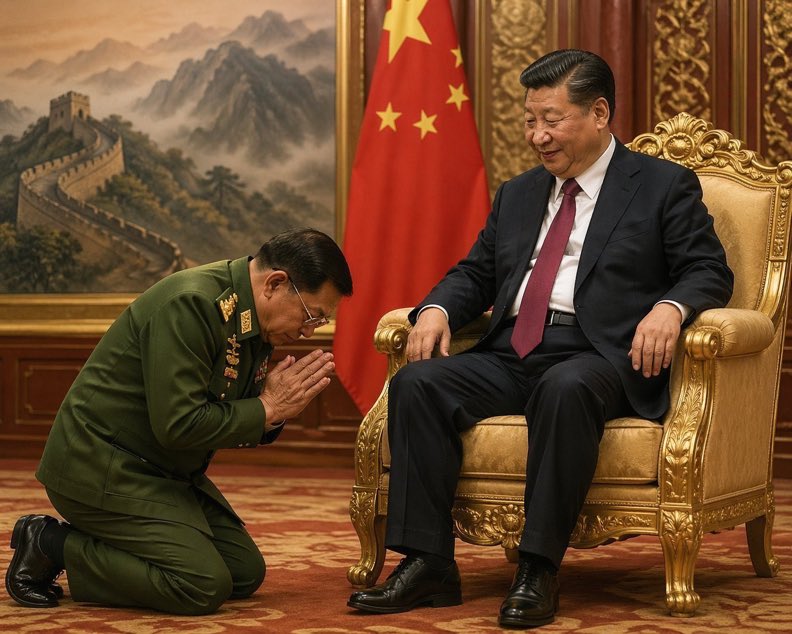 BraneRunner's tweet image. Isn’t Burma now a Chinese Vassal State and Takeaway Kitchen #RareEarths #Copper #Jade etc.?
#Sinicisation of the barbaric periphery is the Heavenly Mandate of the Han Übermenschen  #TianXia 
One Belt One Road
One Whip One Hegemon
#OBOROWOH
Ein Volk
Ein Reich
Ein Dada