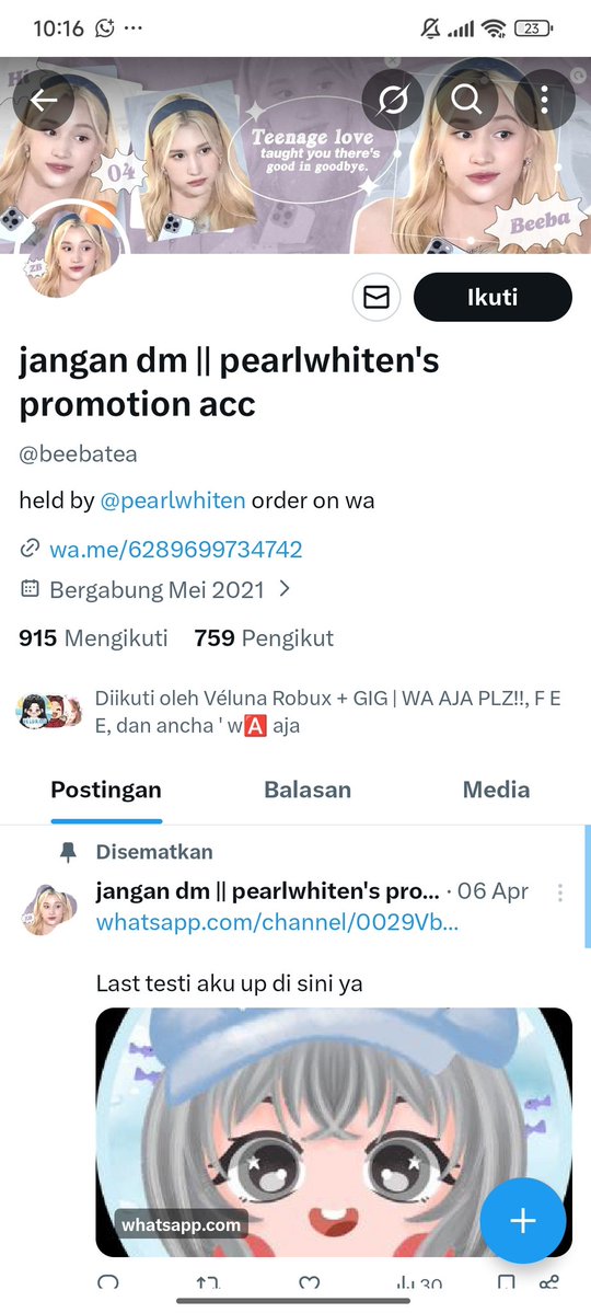 Pearl 700+ testimony tweet media