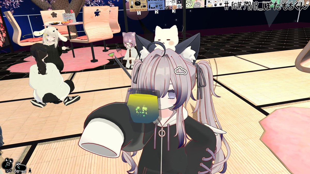 和菓子Bar_ぼたもちくん ウェルカムショット📸(*´ω｀*) #VRChat