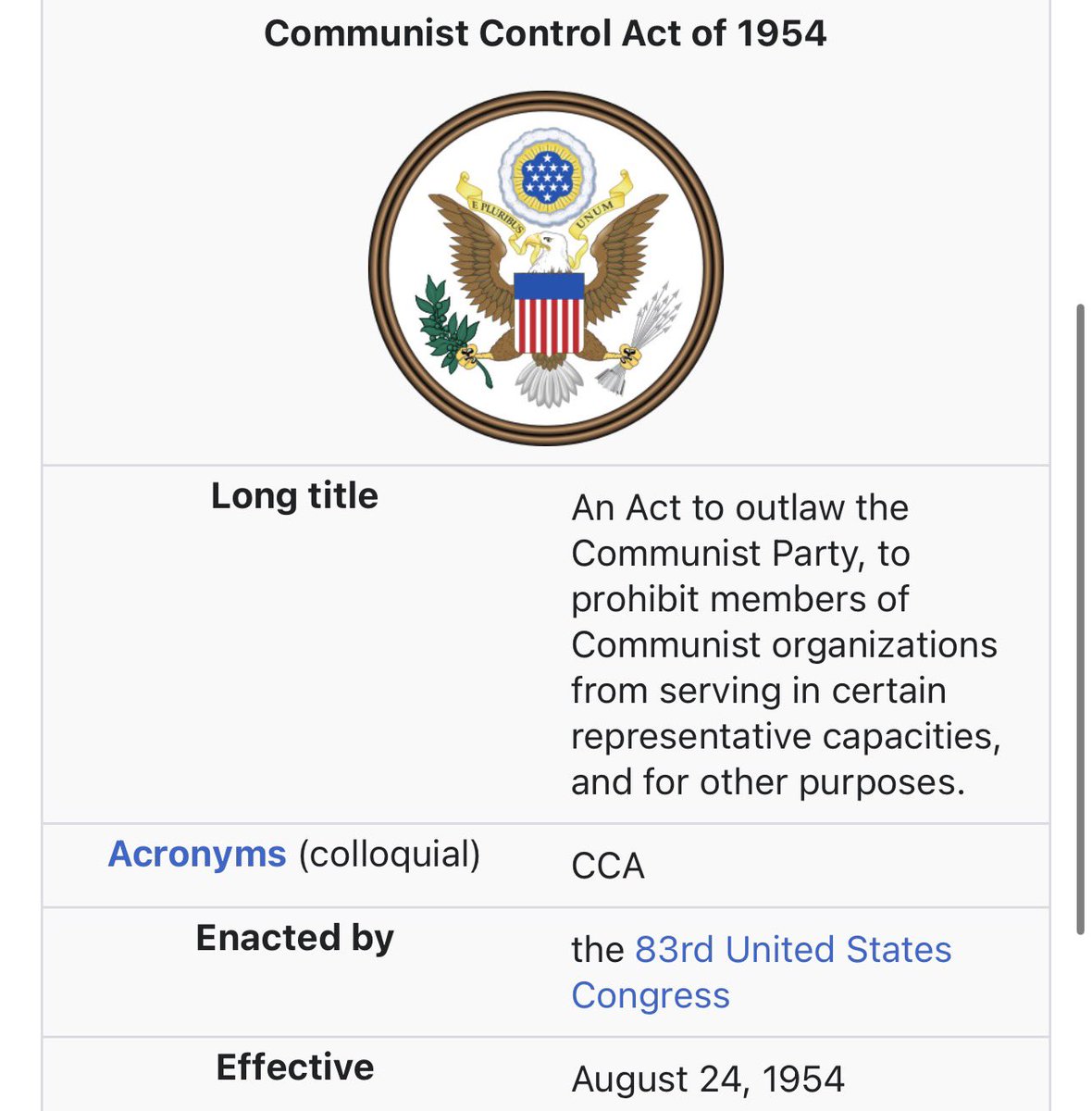 Modern McCarthyist tweet media