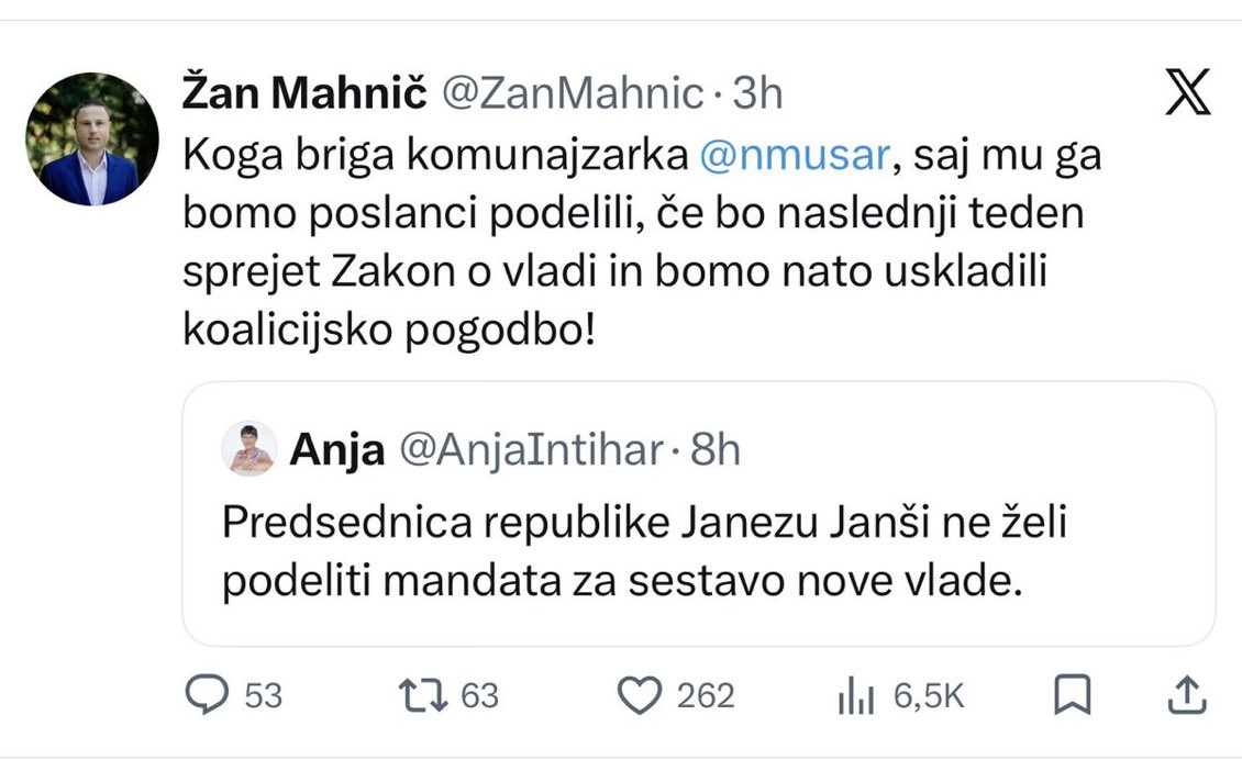 Zankotu je malo stopila v glavo napoved, da bo minister. Malo je pomešal kdo je komunajzar. Tam zraven njega sedi največji se živi komunajzar tovariš Ivan Janša, diplomant kumrovške fakultete