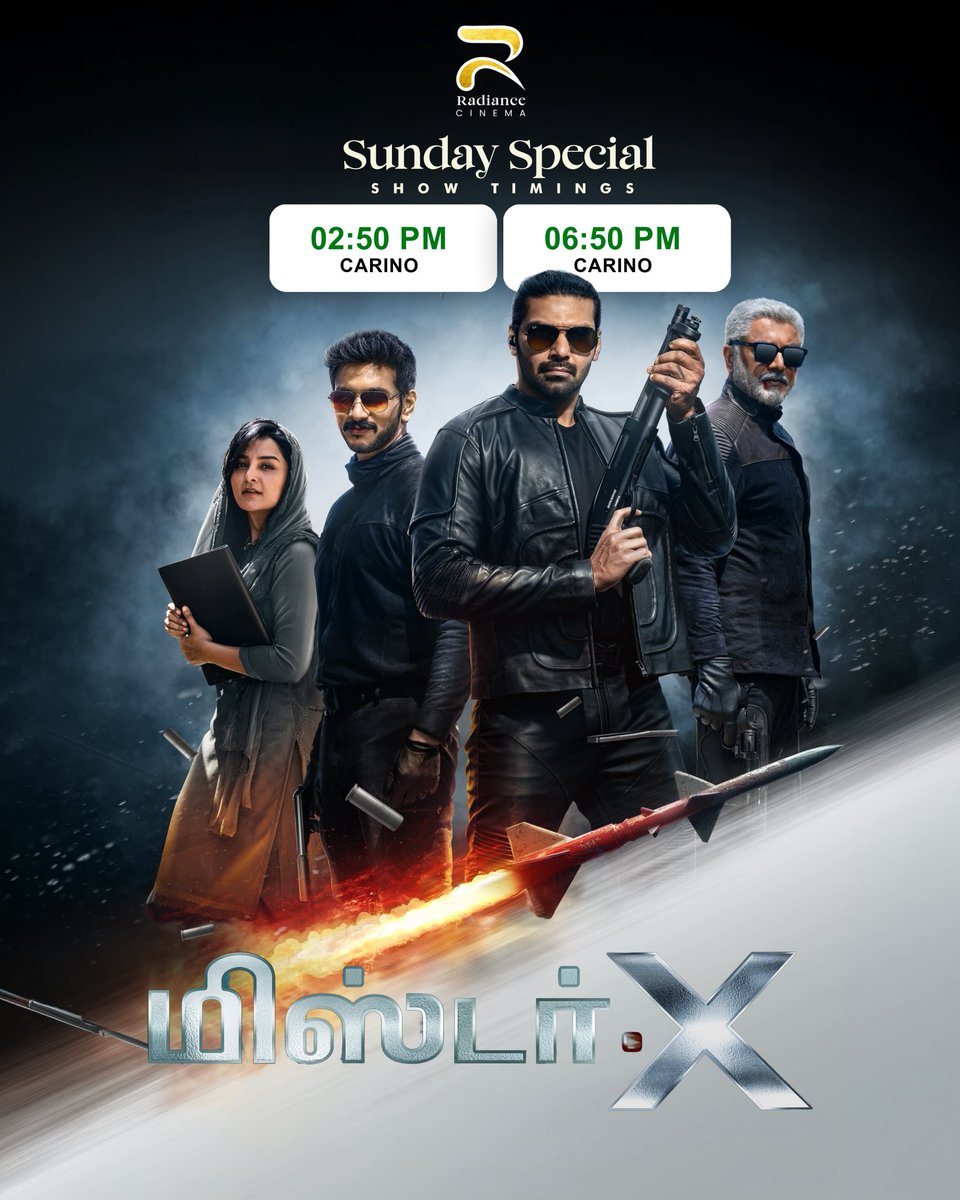 RadianceCinema's tweet image. #Mrx Sunday special 🎬✨
#RadianceCinema
Grab your tickets 🍿🎥