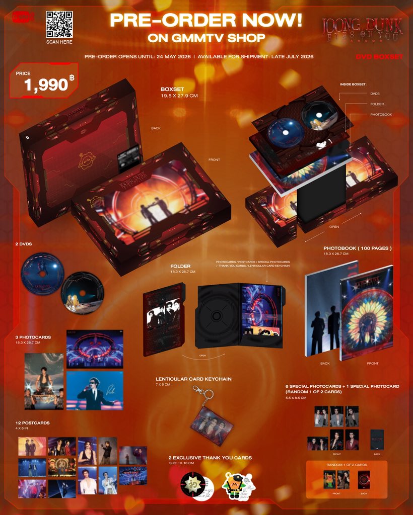 2gether LIVE ON STAGE DVD BOX＆ポストカードセット 🇲🇾MY GO](Pre-order) 
