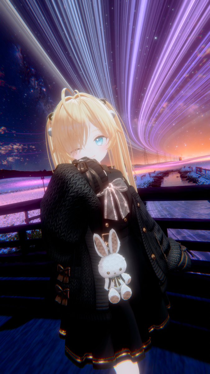 gaia_saber's tweet image. #VRChat  #Eku3D
おはよう世界、今日は天気がいいね。
週末はフレンドさんの誕生日をお祝いしに行ったり、ゆるフォト交流会に行ったりしてとっても楽しかったよ！
今週からゴールデンウィークだけど、最速だと今日、早めの人は水曜日から連休開始かな？