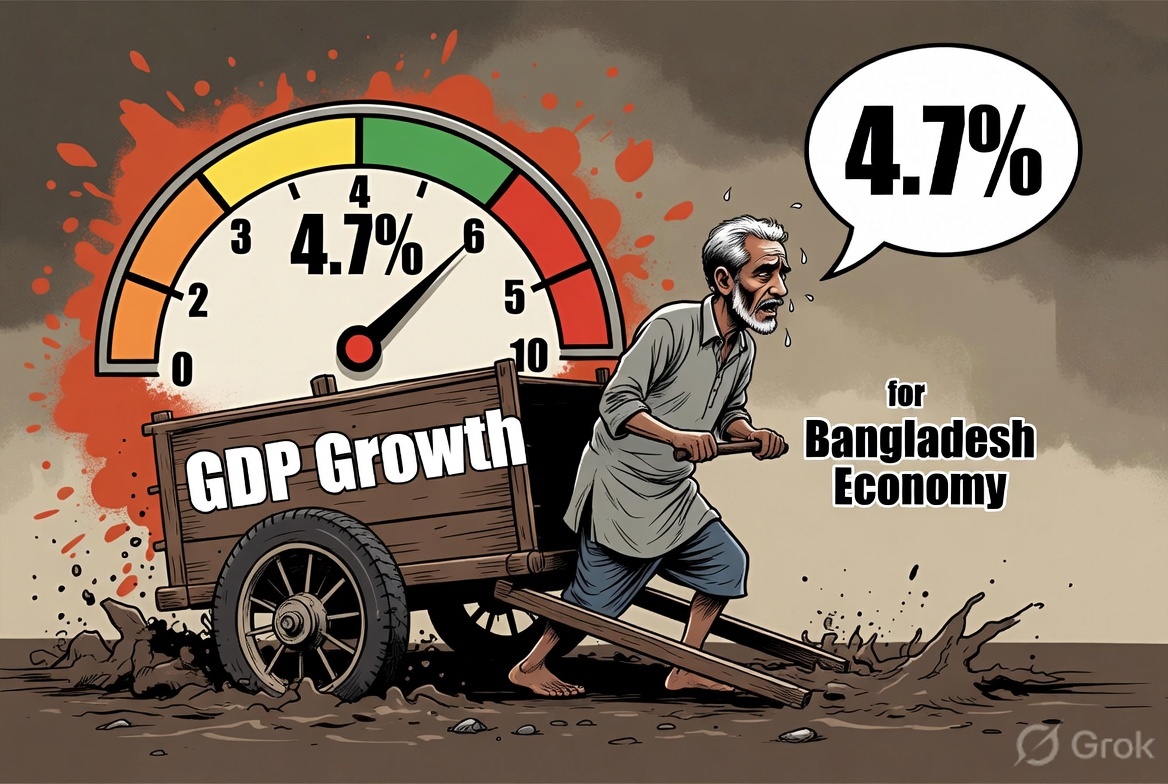 Bangladesh's economy is in deep crisis: Global tensions + commodity shocks fuel high inflation, slowing growth &amp; severe fiscal strain. Standard Chartered warns of stagflation risks as markets stay overly optimistic on Gulf/Hormuz resolution.  #BangladeshEconomyCrisis