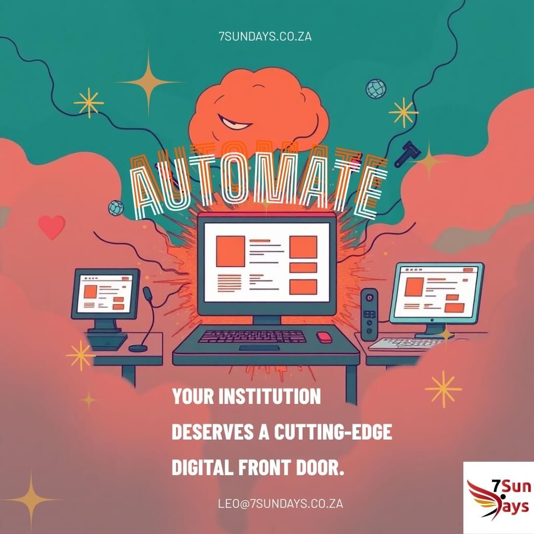 7Sundays1's tweet image. Cost-effective Automated Website Publishing Service! Drive #marketing costs DOWN!
 📈🎓💡
Helping #education &amp;amp; #training organisations thrive online.  #7sundays 7sundays.co.za/automated-webs…