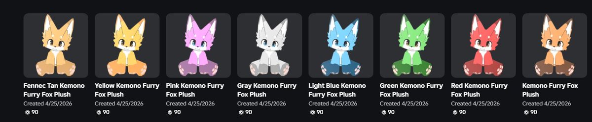 ITEMS ONSALE NOW!
Check them out here!
roblox.com/communities/32…