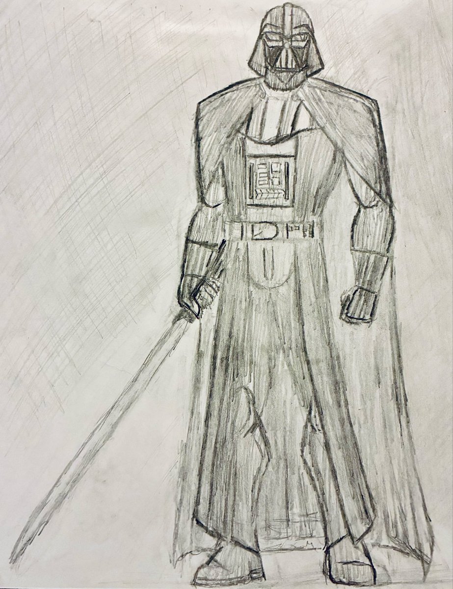 rose_antho44111's tweet image. I wanted to try my hand in drawing villains for a change, and who better than the most iconic villain in cinema? Here’s my Darth Vader WIP

#StarWars #DarthVader