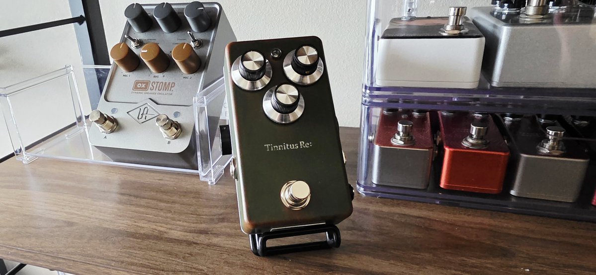 Tinnitus Re: ギターエフェクター 1995fxさんのエフェクターが好みすぎて追加購入…！｢Tinnitus Re:｣ 音も