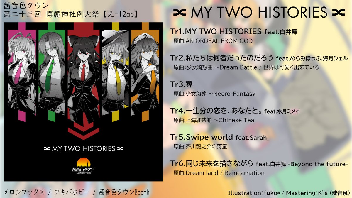茜音色タウン@春例【え-12ab】 (@akaneirotown) / Posts / X