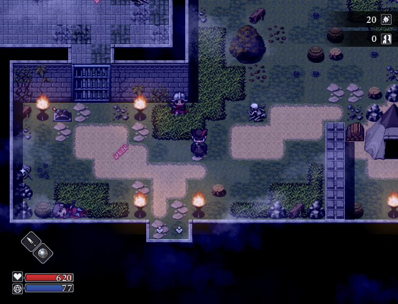 Game Without Sprites For comparison, this is how the game looks without it.