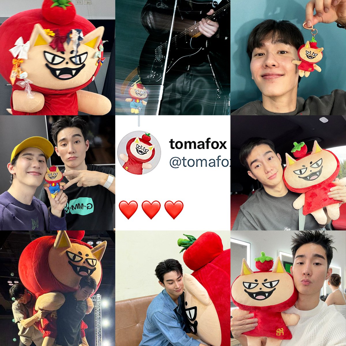 รักครอบครัวศรีแสงปลูกผลที่สุดในโลก ยาใจแก้วตาดวงใจของปปฟอสพ่อบุ๊ค มาไปด้วยกันทู้กที่ด้วยซ้าม พาไปขึ้นเสตจแฟนคอนกับพ่อบุ๊คมาแล้วด้วย รู้สึกว่าคือรักที่ไม่มีเงื่อนไขจริงๆฟอสบุ๊คทำให้รู้สึกแบบนั้นเลยละ 

— 🍅🦊❤️ 
˚　　　　✦　　　.　　. 　 ˚　.　　　　　 . ✦　　　 　˚