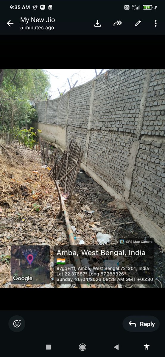 Myselfswap's tweet photo. @CPCB_OFFICIAL @WBPCB Thank you @CPCB_OFFICIAL. While the drainage issue is pending, the unit is now constructing a new chimney approx 250m from my residence, posing further health risks to my ill father. Please include this in the inspection. https://t.co/bAiYYHKqhS