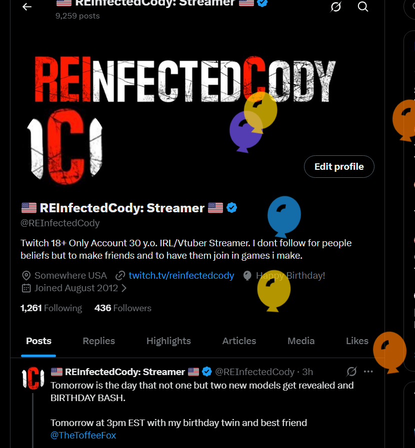 🇺🇸 REInfectedCody: Streamer 🇺🇸 tweet media