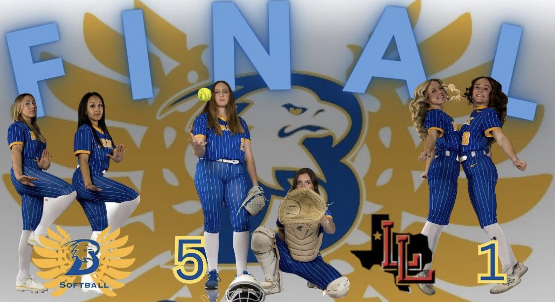 DeeParsons2027's tweet image. Proud of @BrockSoftball for battling through the heat today and winning our Bi-district series vs Levelland! I got my first playoff start in our elimination game and ended up with 4 IP with 0 ERA.
#NoExcuses #TEAMe
@Gosset41 @BrookeR2323 @CoachShinn7 @Coach_Connors @SevenDT_7