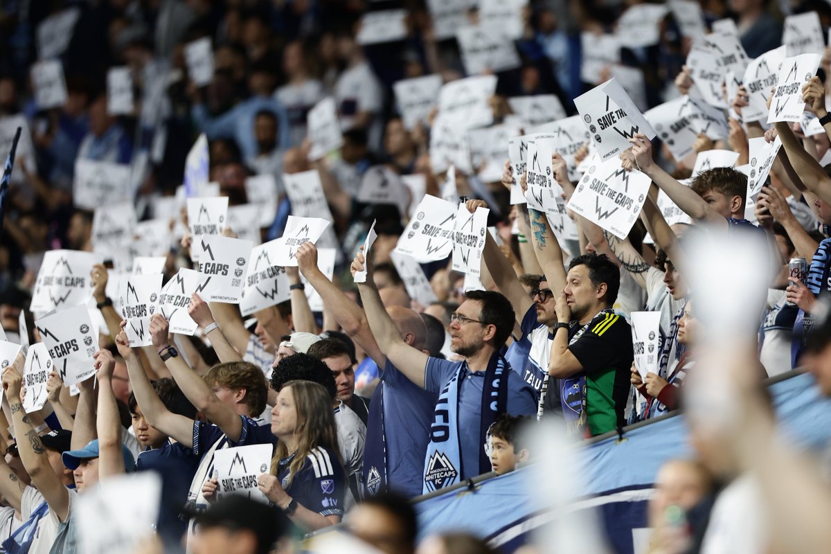truenorthfoot's tweet image. “WE WILL FIGHT FOR OUR CLUB, AND WE WILL WIN.”
“HANDS OFF OUR WHITECAPS”
“#SAVETHECAPS”

The banners and flags held by the Vancouver Whitecaps supporters before their match against Colorado in reference to the club’s uncertain future in the city. #VWFC #MLS

📸 Ali